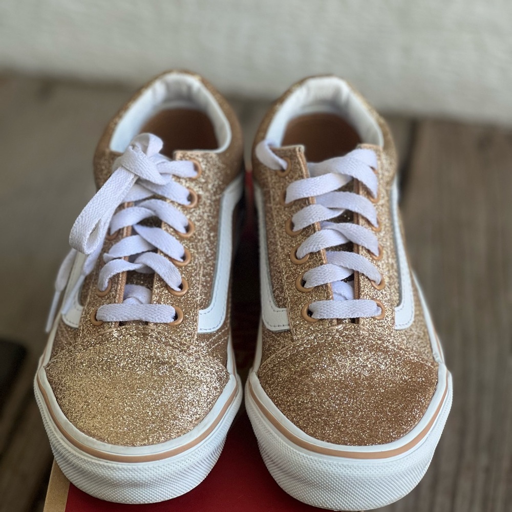Vans Girl sparkly shoes